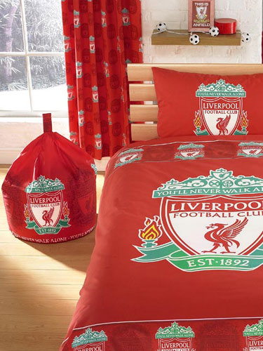 Liverpool FC Curtains Border Crest 54" drop