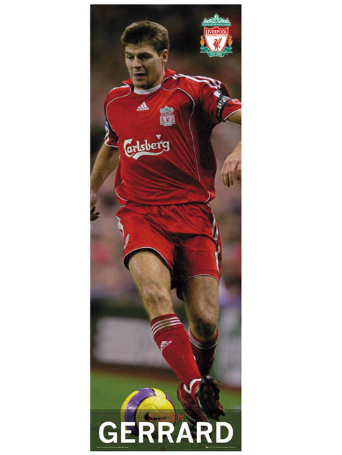 Liverpool FC ‘Steven Gerrard’ Door Poster DP0230