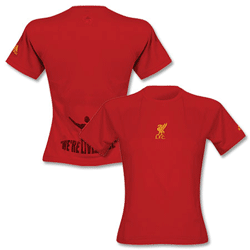Red Ladies Liverpool FC T-Shirt