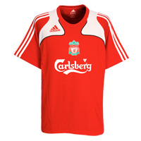 Official LFC 2008/09 Red T-Shirt (no Carlsberg logo)