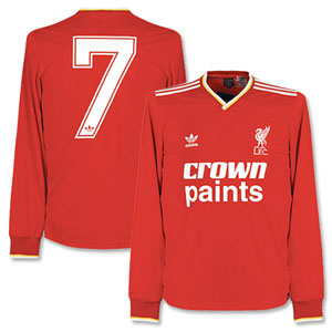 Liverpool FC Crown Paints adidas 86 shirt