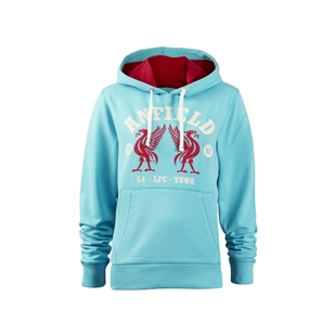 LFC Ladies Blue Pool Hoody