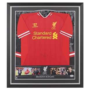 LFC Limited Edition Rodgers Signed Shirt