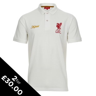 LFC Mens Classic Polo - White