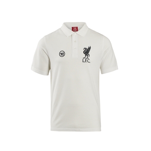 LFC Mens Warrior  White Logo Polo Tee