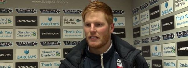 Adam Bogdan played at Anfield earlier this season