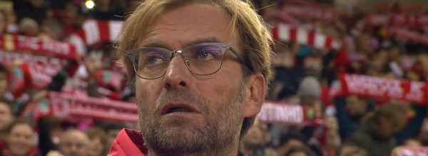 Klopp watches Liverpool fans singing You'll Never Walk Alone