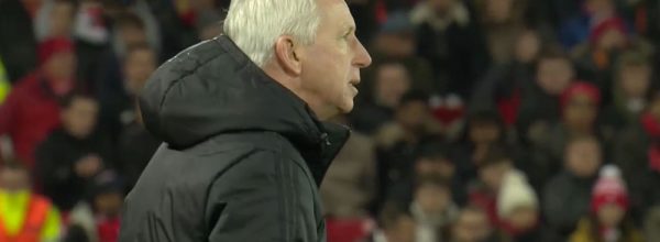 Alan Pardew at Anfield