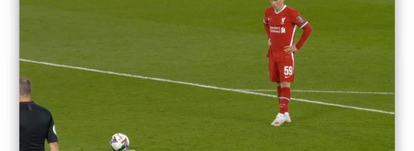 Harry Wilson prepares to take a penalty for Liverpool