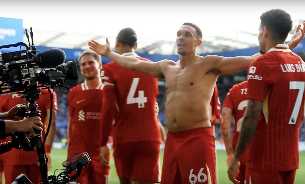 Trent scores the winner against Leicester